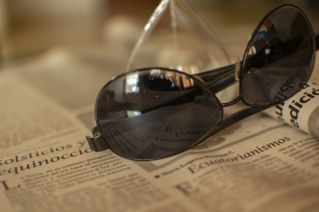 Sunglasses Newspaper News Read  - fernandozhiminaicela / Pixabay